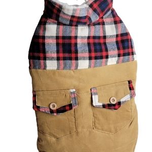 ``P25757 Red & White Checkered Jacket